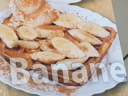 Waffel Banane