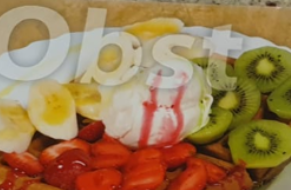Obst Waffel 