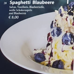 Spaghetti Blaubeere
