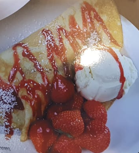 Crêpe Erdbeeren